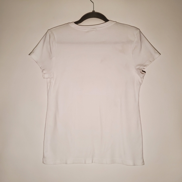 J.CREW- White T-Shirt- Women's- Size Large - Picture 9 of 9
